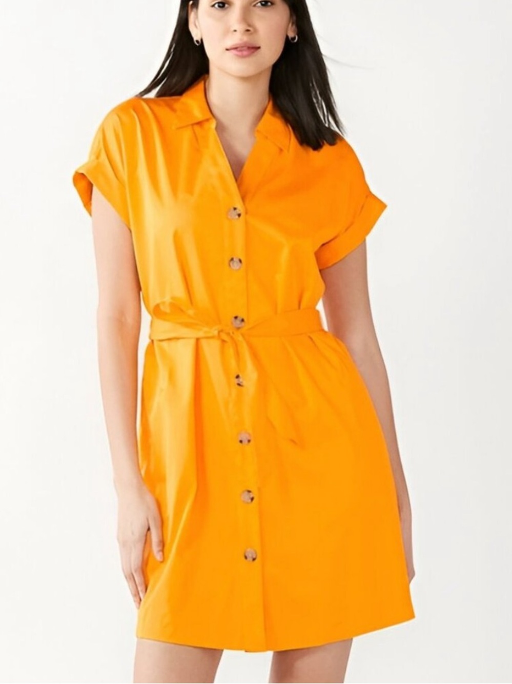 Nine West NWOT❗️Button-Front Shirt Dress in Bright